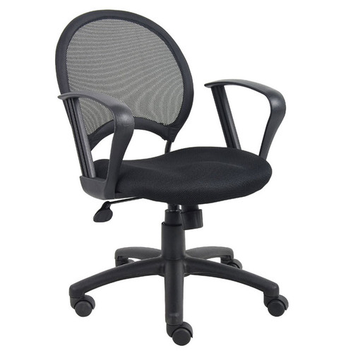 Boss Mesh Chair With Loop Arms (B6217)