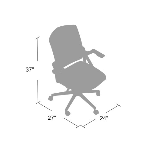 Boss Mesh Flip Arm Task Chair (B6223-BK)