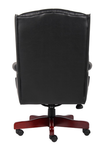 Boss Wingback Traditional Chair In Black (B800-BK)