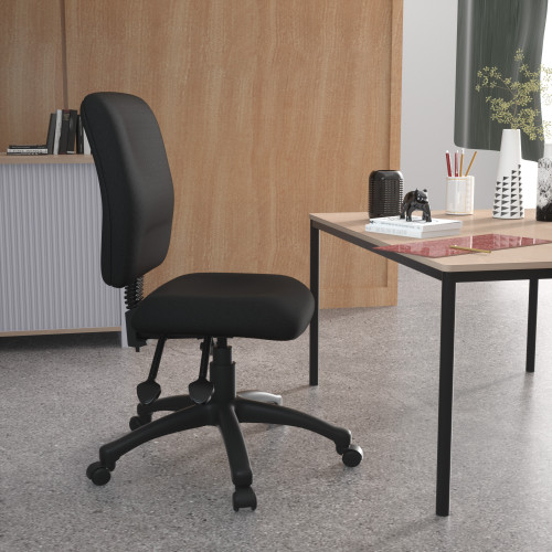 Boss Multi-Function Fabric Task Chair (B3035-BK)