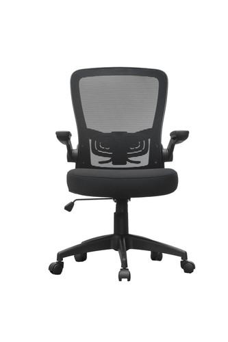 Boss Black Mesh, Flip Arm, Task Chair, Black Frame (B6366BK-BK)