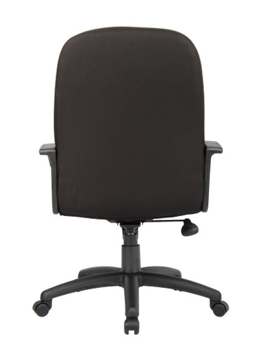 Boss Mid Back Fabric Managers Chair In Black (B8306-BK)