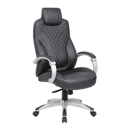 Boss Executive Hinged Arm Chair - Black (B8871-BK)