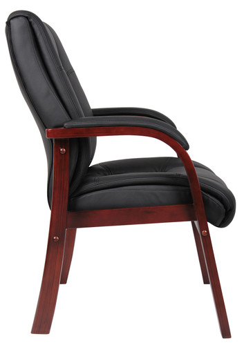 Boss Mid Back Wood Finished guest, accent or dining chair (B8999-C)