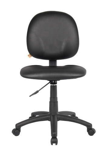 Boss Diamond Task Chair In Black Antimicrobial Vinyl (B9090-CS)