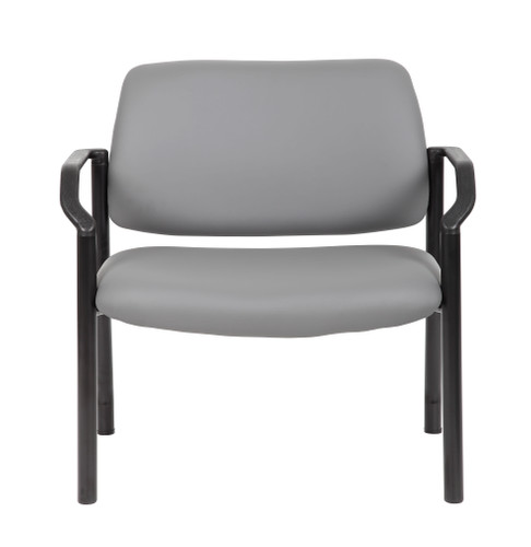 Boss Antimicrobial Guest Chair, 500 lb. weight capacity (B9591AM-GY-500) Boss Antimicrobial Guest Chair, 500 lb. weight capacity (B9591AM-GY-500)