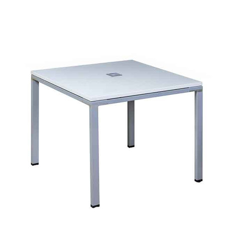 Simple System Meeting Table 36 x 36 - White (S401-WT)