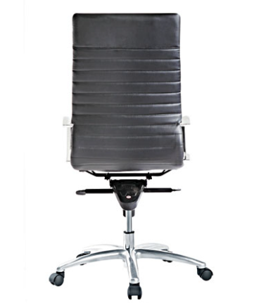 Zetti High Back Executive Black Bonded Leather Chair, Chrome Base (2 Per Carton) (CD-309HB (2)) Zetti High Back Executive Black Bonded Leather Chair, Chrome Base (2 Per Carton) (CD-309HB (2))