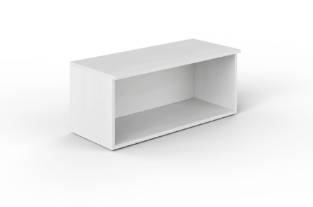 Blanco Potenza Open Hutch Wall-Mount / Double Unit. 36"Wx15"Dx14"1/4D (CD-36WMHB-B)