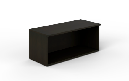 Espresso Potenza Open Hutch Wall-Mount / Double Unit. 36"Wx15"Dx14"1/4D (CD-36WMHB-E)