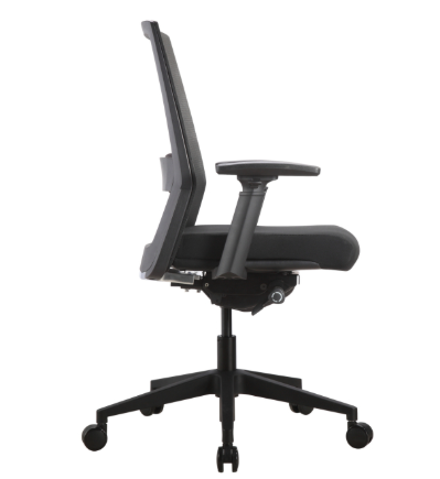 Moderno Compito Ergonomic Task Chair, Mesh Back, Black Fabric Seat, Adjustable Arms, Black Nylon Base (CD-411B) Moderno Compito Ergonomic Task Chair, Mesh Back, Black Fabric Seat, Adjustable Arms, Black Nylon Base (CD-411B)