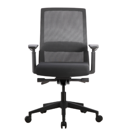 Moderno Compito Ergonomic Task Chair, Mesh Back, Black Fabric Seat, Adjustable Arms, Black Nylon Base (CD-411B) Moderno Compito Ergonomic Task Chair, Mesh Back, Black Fabric Seat, Adjustable Arms, Black Nylon Base (CD-411B)