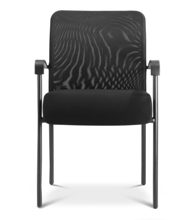 Zuri Visitor Black Mesh Chair Black Frame Black Nylon Arms (4 Per Carton), SM2327 Fabric Seat, M5 Black Mesh (CD-790GB3 (4)) Zuri Visitor Black Mesh Chair Black Frame Black Nylon Arms (4 Per Carton), SM2327 Fabric Seat, M5 Black Mesh (CD-790GB3 (4))
