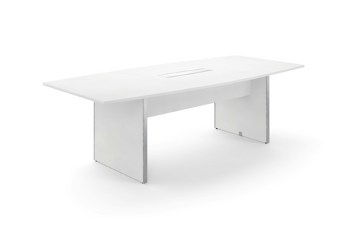Deluxe 8' Conference Table Blanco Laminate (CD-9542CT-B)