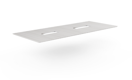 10' Potenza Coltello Conference Table Top Blanc de Gris 120"Lx48"Wx1"T (CD-CCTT10-BDG)