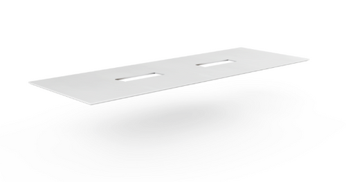 12' Potenza Coltello Conference Table Top Blanco 138"Lx48"Wx1"T (CD-CCTT12-B)