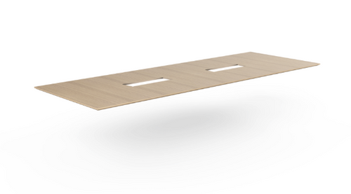 12' Potenza Coltello Conference Table Top Miele 138"Lx48"Wx1"T (CD-CCTT12-MI)