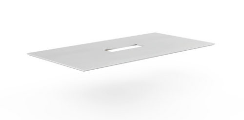 8' Potenza Coltello Conference Table Top Blanco 90"Lx48"Wx1"T (CD-CCTT8-B)
