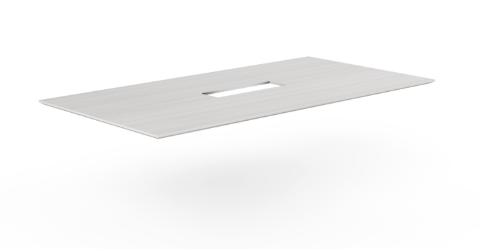8' Potenza Coltello Conference Table Top Blanc de Gris 90"Lx48"x1"T (CD-CCTT8-BDG)