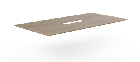 8' Potenza Coltello Conference Table Top Noce 90"Lx48"Wx1"T (CD-CCTT8-N)