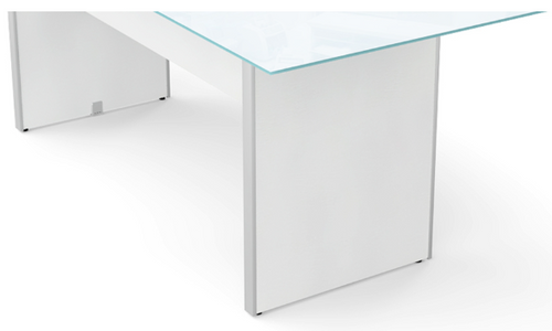 Legs for the 7832 Glass Conference Table + Hardware for the Legs - Blanco (CD-GCT7832-2-B)