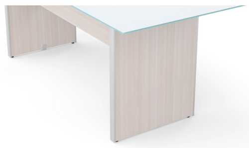 Legs for the 7832 Glass Conference Table + Hardware for the Legs - Blanc de Gris (CD-GCT7832-2-BDG)