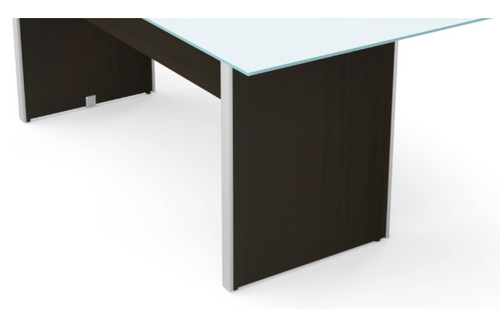 Legs for the 7832 Glass Conference Table + Hardware for the Legs - Espresso (CD-GCT7832-2-E)