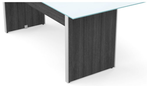Legs for the 7832 Glass Conference Table + Hardware for the Legs - Grigio (CD-GCT7832-2-G)