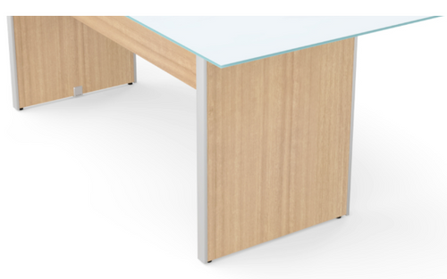 Legs for the 7832 Glass Conference Table + Hardware for the Legs - Miele (CD-GCT7832-2-MI)