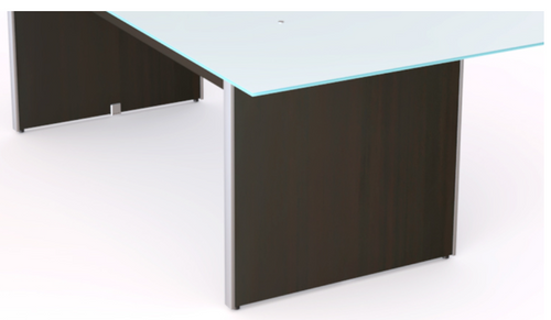 Legs for the 95"X42" Glass Conference Table + Hardware for the Legs - Espresso (CD-GCT9542-2-E)