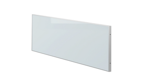 Pure White Glass Modesty Panel for 60" Copertina HAT Desk, 46"3/4"Wx24"1/4"Hx3/4"T (CD-GMP-HAT60-PW)