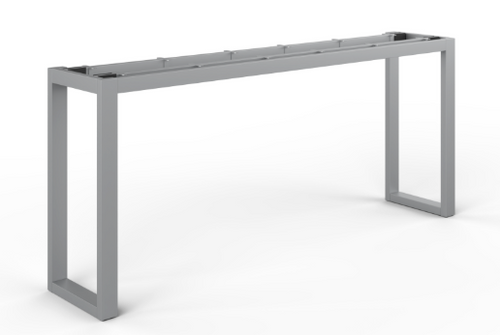 High Grey Metal Frame Support for 2 Open Hutch. 70"3/4"Wx13"3/4"Dx30"1/2"H (CD-HWMF72WMH-GR)