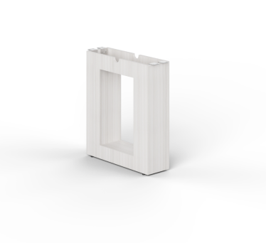 Inner Core of Aureola Conference Table Base Blanc de Gris 24"Lx7"Wx28"T (CD-ICACTT-BDG)