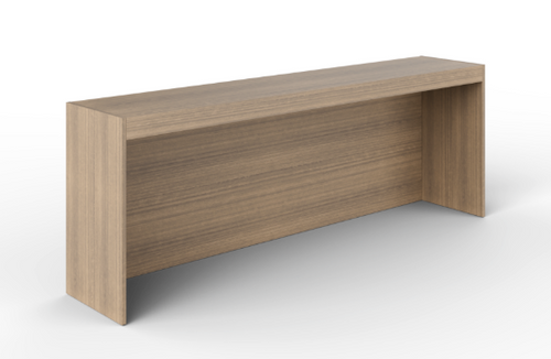 Noce Laminate Conversion Kit for Open Hutch CD-36WMHB. 70"3/4"Wx14"D (CD-LCK-WMH72-N)
