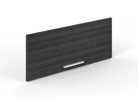 Grigio Potenza Laminate Doors with Smooth Up-Lifting Mechanism, 1 Potenza Handle Included. 35"1/4"Wx13"1/2"Hx3/4"T (CD-LD36WMH-G)