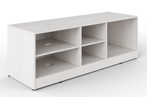 Blanc de Gris Reversible Storage Unit for CD HAT Units. 70"3/4"Lx23"3/4Dx24"1/2H (CD-LR-HAT-BDG)