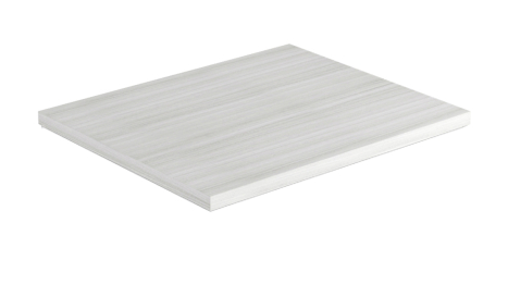 Blanc de Gris Laminate Top for Elite End Table, 20"Wx24"L (CD-LT-EET2420-BDG)