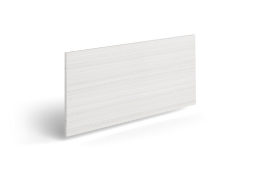 Blanc de Gris Modesty Panel for Copertina HAT Desk, 53"3/4"Wx24"1/4"Hx3/4"T (CD-MP-HATL66-BDG)