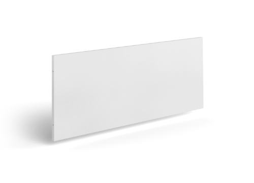 Blanco Modesty Panel for Copertina HAT Desk, 58"1/2"Wx24"1/4"Hx3/4"T (CD-MP-HATL72-B)