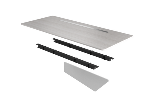 One Suite Freestanding Desk Top - Blanc de Gris (CD-OS3778T-BDG)