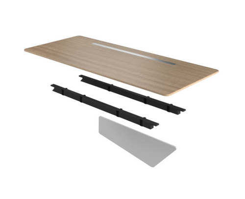 One Suite Freestanding Desk Top - Miele (CD-OS3778T-MI)