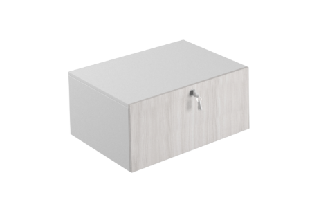 One Suite Drawer(1) & Hardware for Return/Credenza - Blanc de Gris (CD-OSDRAW-BDG)