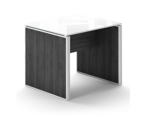 Glass Top for Deluxe End Table (Pure White) (CD-P242020ET-GT-PW)