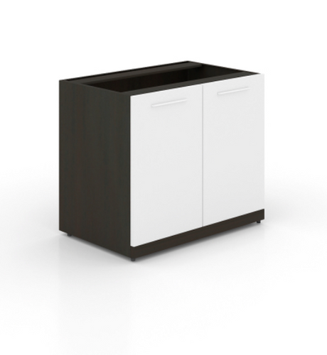 2 Door Storage Cabinet w/O Top, Espresso Laminate 34'W (Body) (CD-P3422S-B-E)