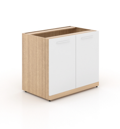 2 Door Storage Cabinet w/O Top, Miele Laminate 34'W (Body) (CD-P3422S-B-MI)