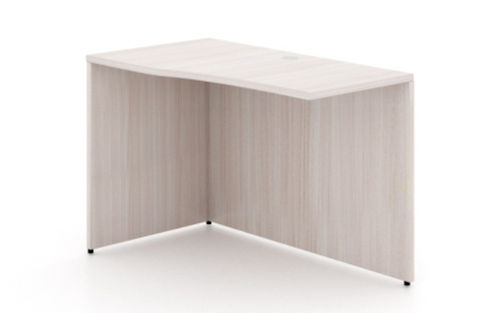42' Angled Left Return, Blanc de Gris Laminate (CD-P42ALR-BDG)