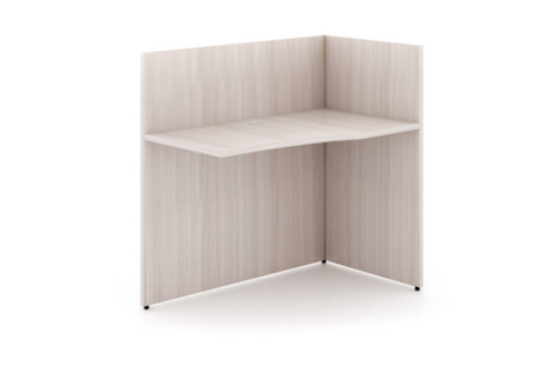 Reception 42' Angled Right Return, Blanc de Gris Laminate (CD-P42RRT-BDG)