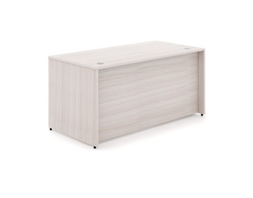 60' X 30' Rectangular Desk Shell, Blanc de Gris Laminate (CD-P6030-RDS-BDG)