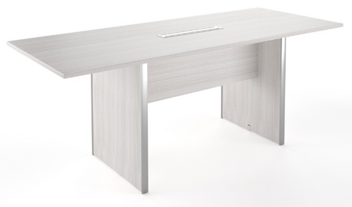 Deluxe Rectangular Conference Table 78" X 32" Blanc de Gris Laminate (CD-P7832RCT-BDG)