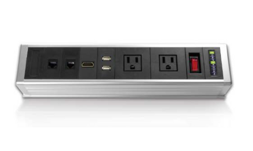Aluminum Power/Data Module (2 X USB L.V) (CD-PDM-S2)